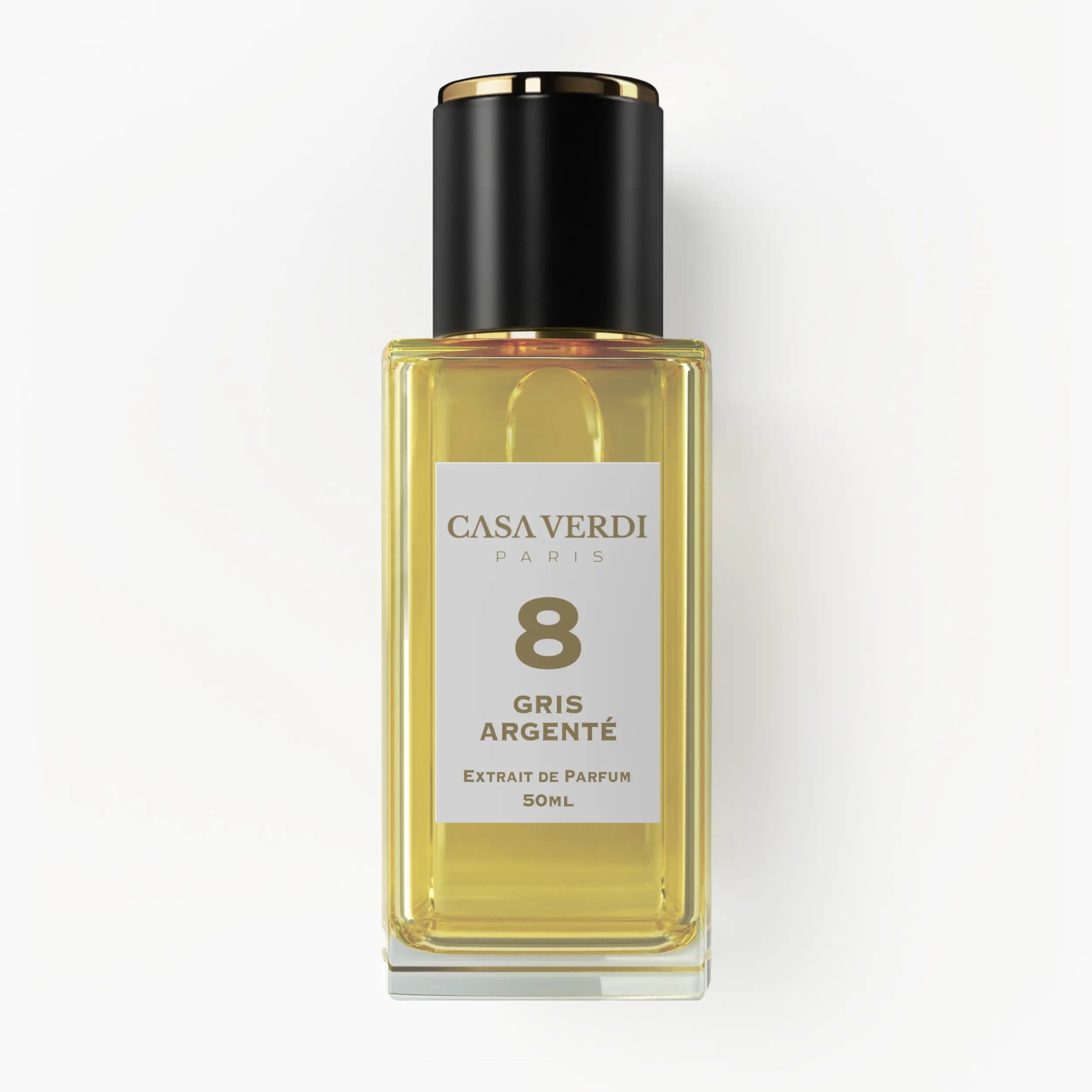 Flacon de Parfum Gris Argenté 50 ml Casa Verdi